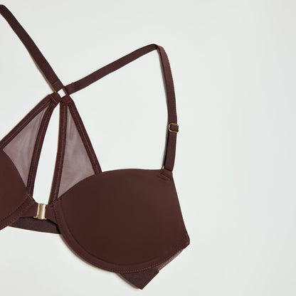 Ultimate Racerback T-Shirt Bra Espresso