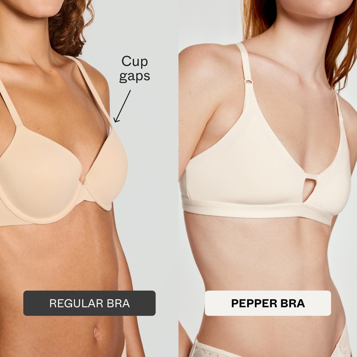 Softlife Modal Wirefree Bra Sand